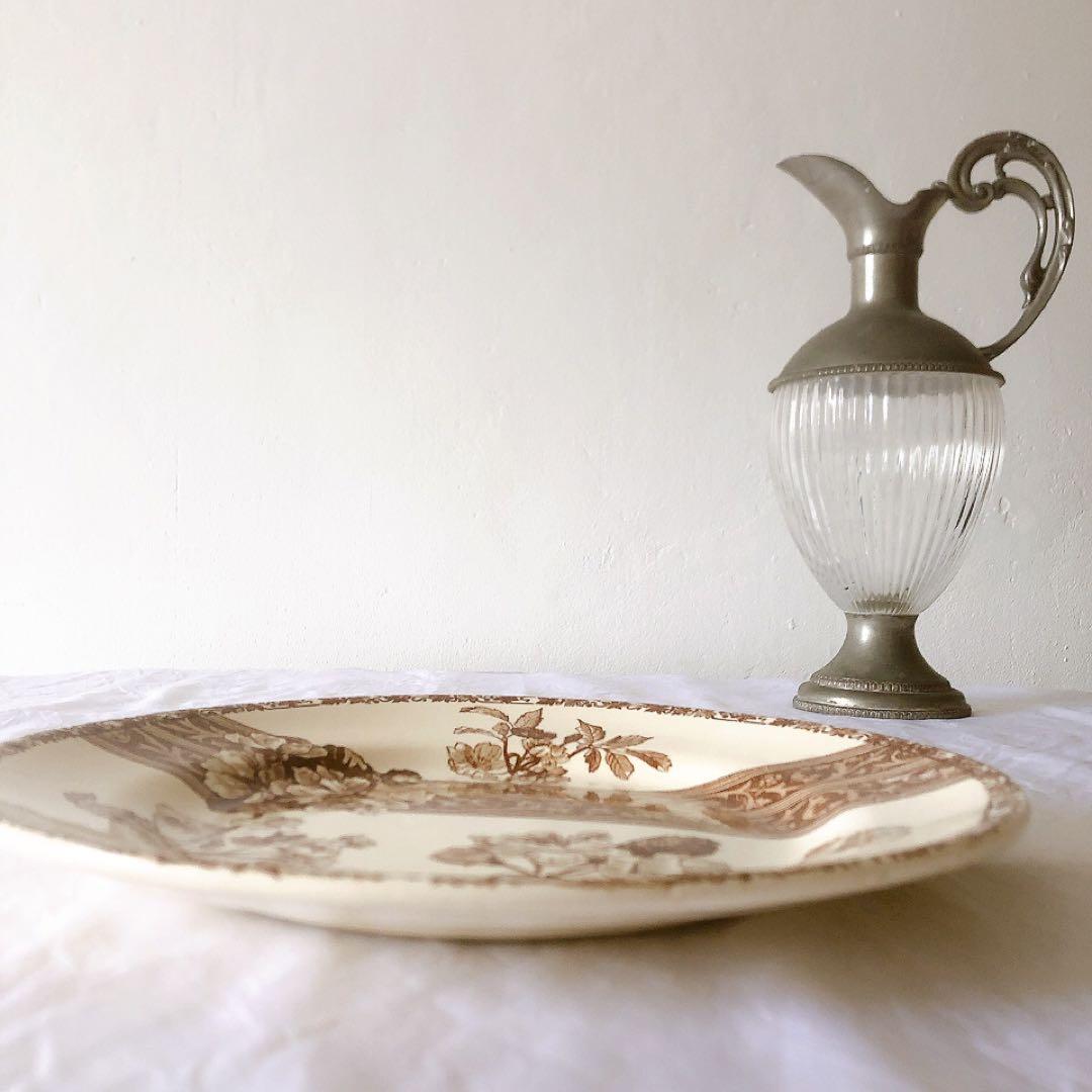 グランデポ　エミールブルジョワ　ディナープレート A フランスアンティーク食器