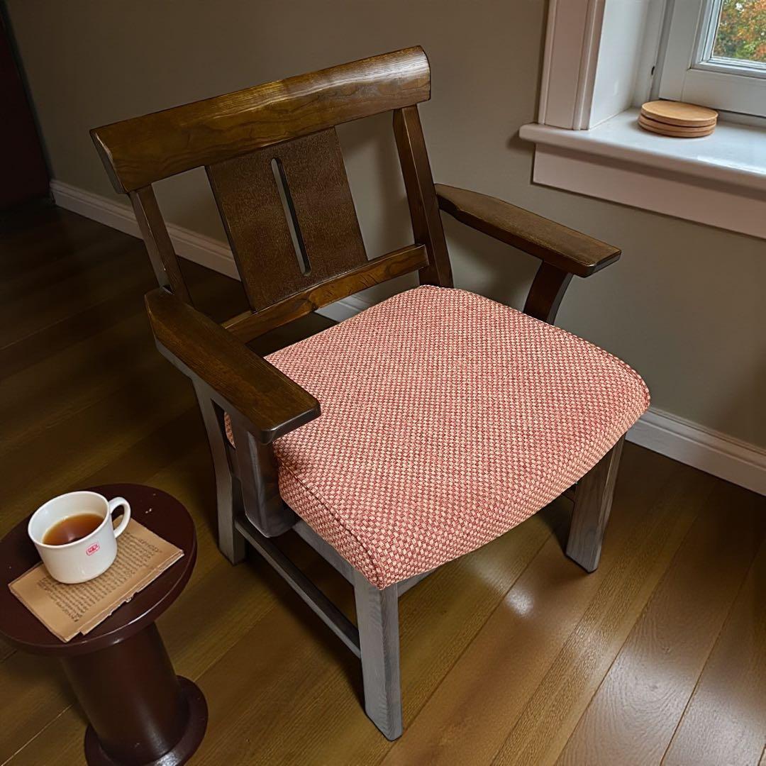 【美品】DC ヤマト2 ダイニングチェア　肘置き　肘掛け 椅子　NITORI