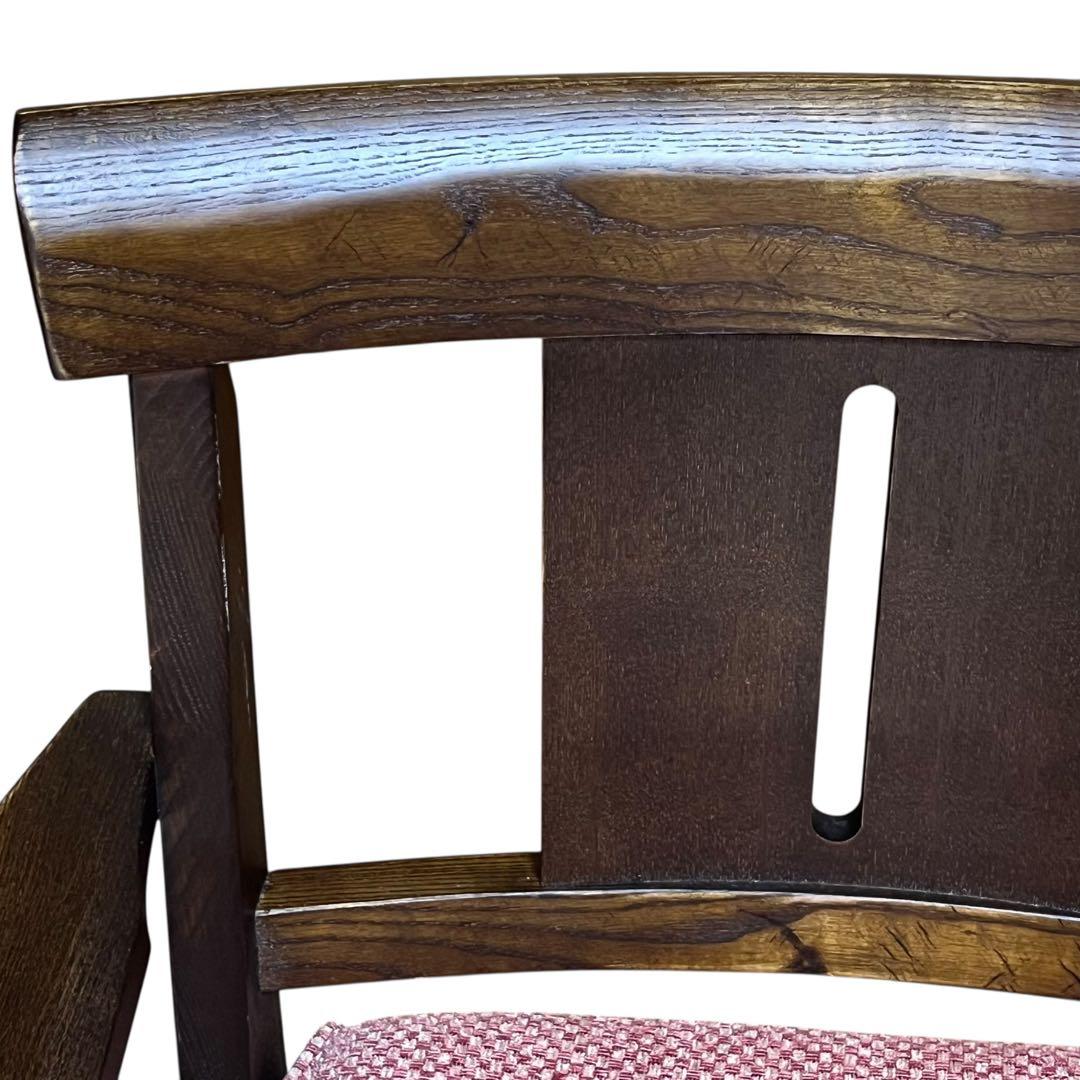 【美品】DC ヤマト2 ダイニングチェア　肘置き　肘掛け 椅子　NITORI