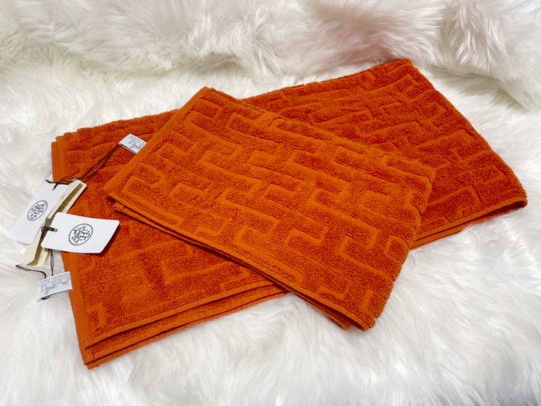 エルメス　バスタオル　フェイスタオル　新品未使用　セット