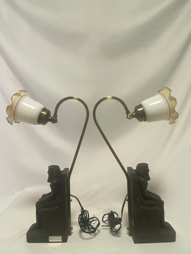 1640❣️アンティーク　エジプト　王　オブジェ　テーブルスタンド