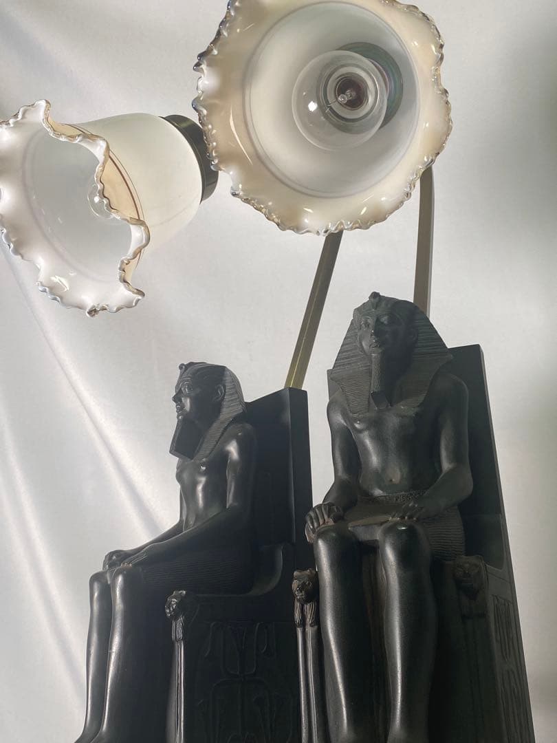 1640❣️アンティーク　エジプト　王　オブジェ　テーブルスタンド