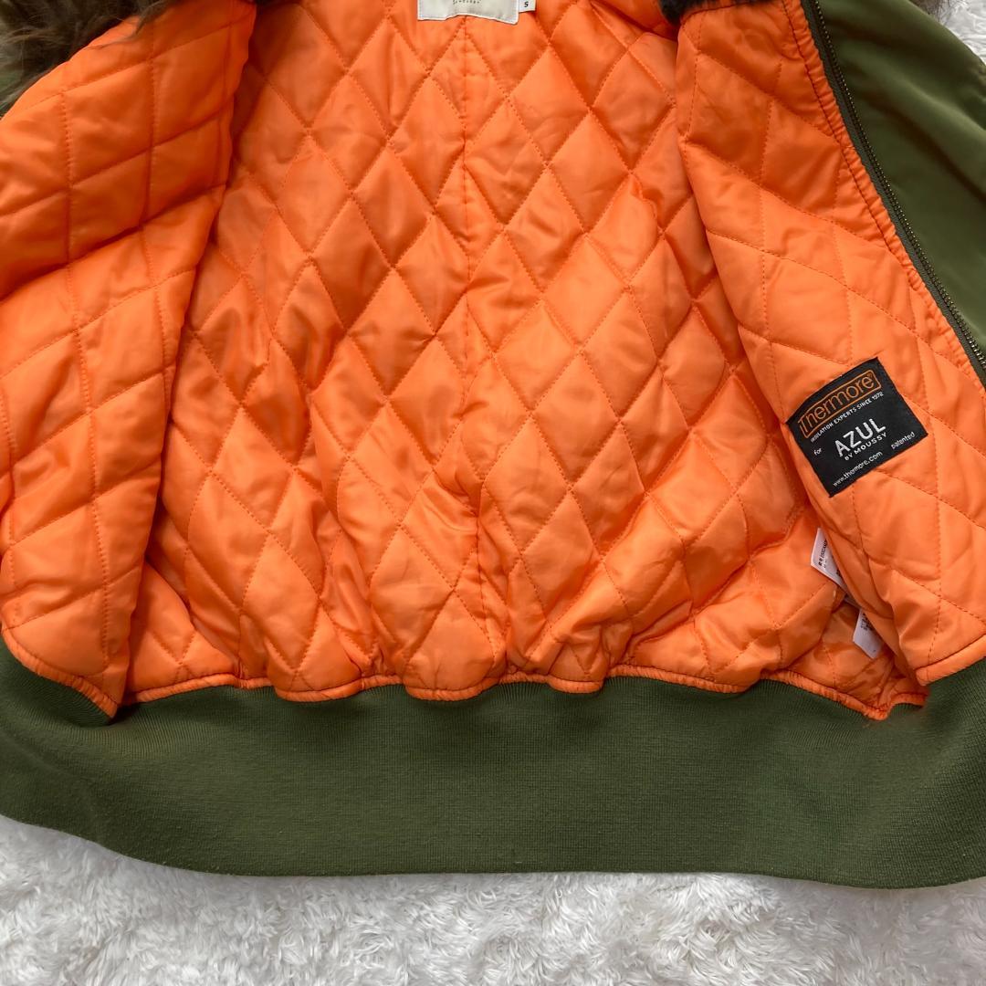 00s y2k 短丈 N2B フライトジャケット S ファー付フード ショート丈