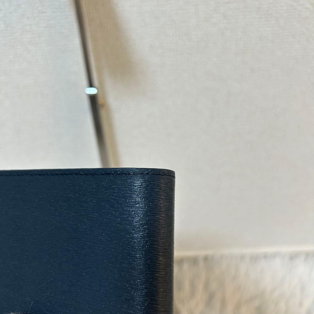 【未使用級✨人気商品/カレント】ポーター　折り財布　レザー　ネイビー　男女兼用