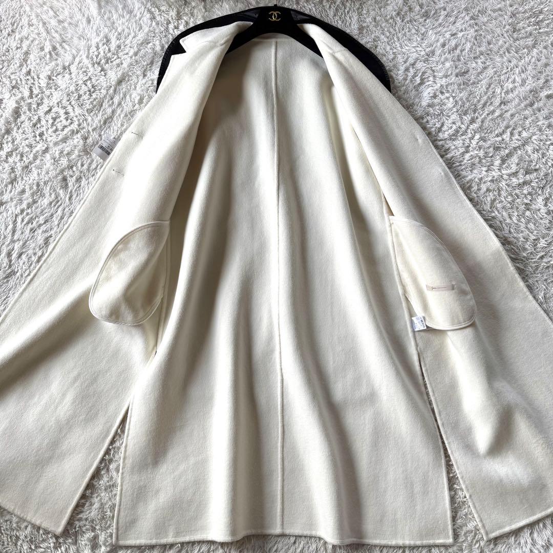 極美品✨　ジェナ ガリャルダガランテ リバーコート ダブルフェイス アイボリー