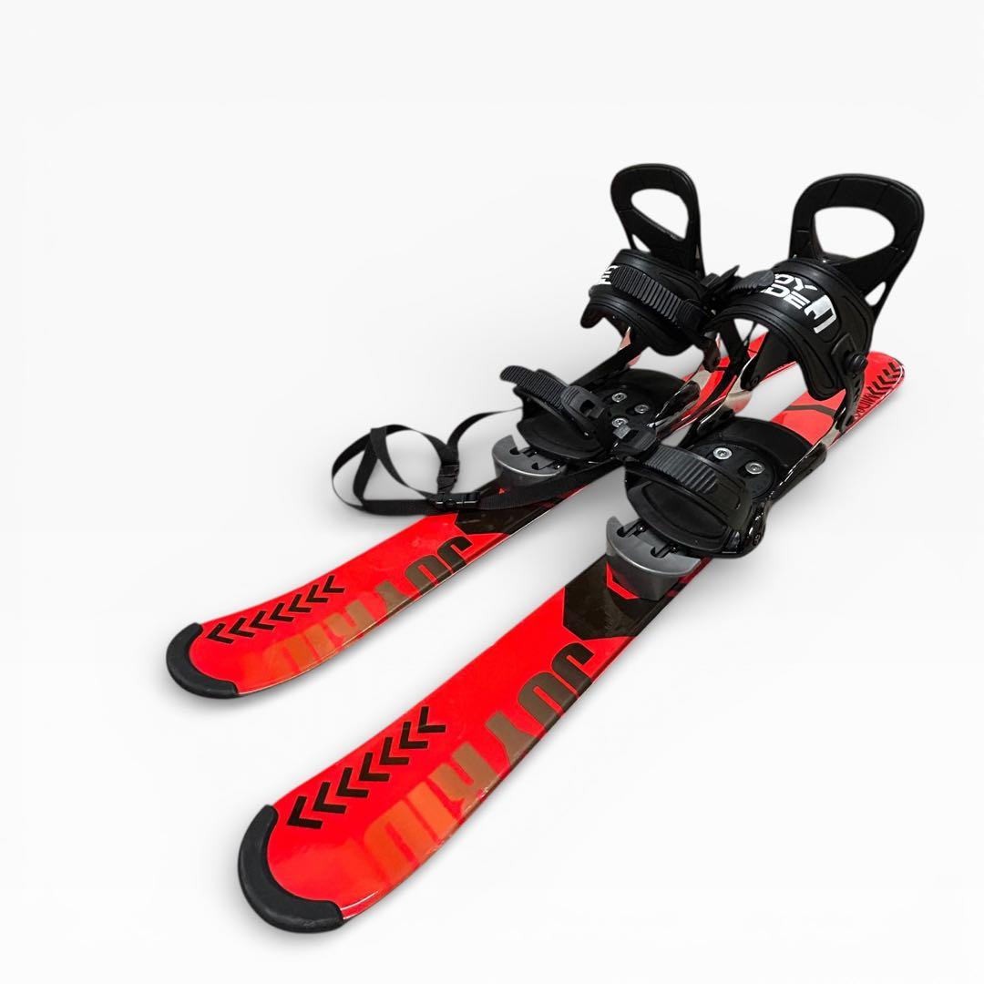 JOY RIDE ショートスキー 99cm スノボーブーツ対応 ビンディングXL