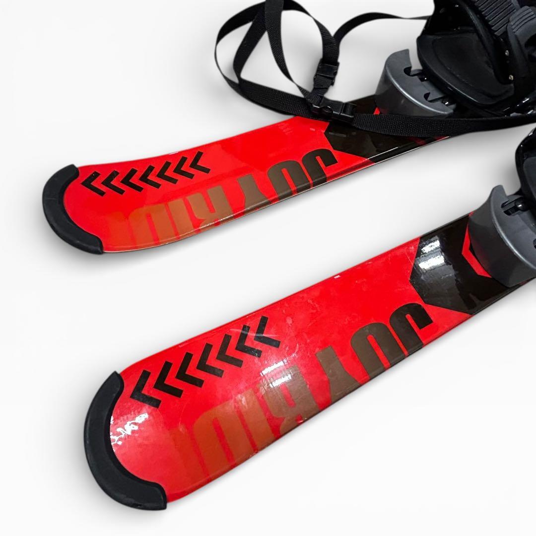 JOY RIDE ショートスキー 99cm スノボーブーツ対応 ビンディングXL