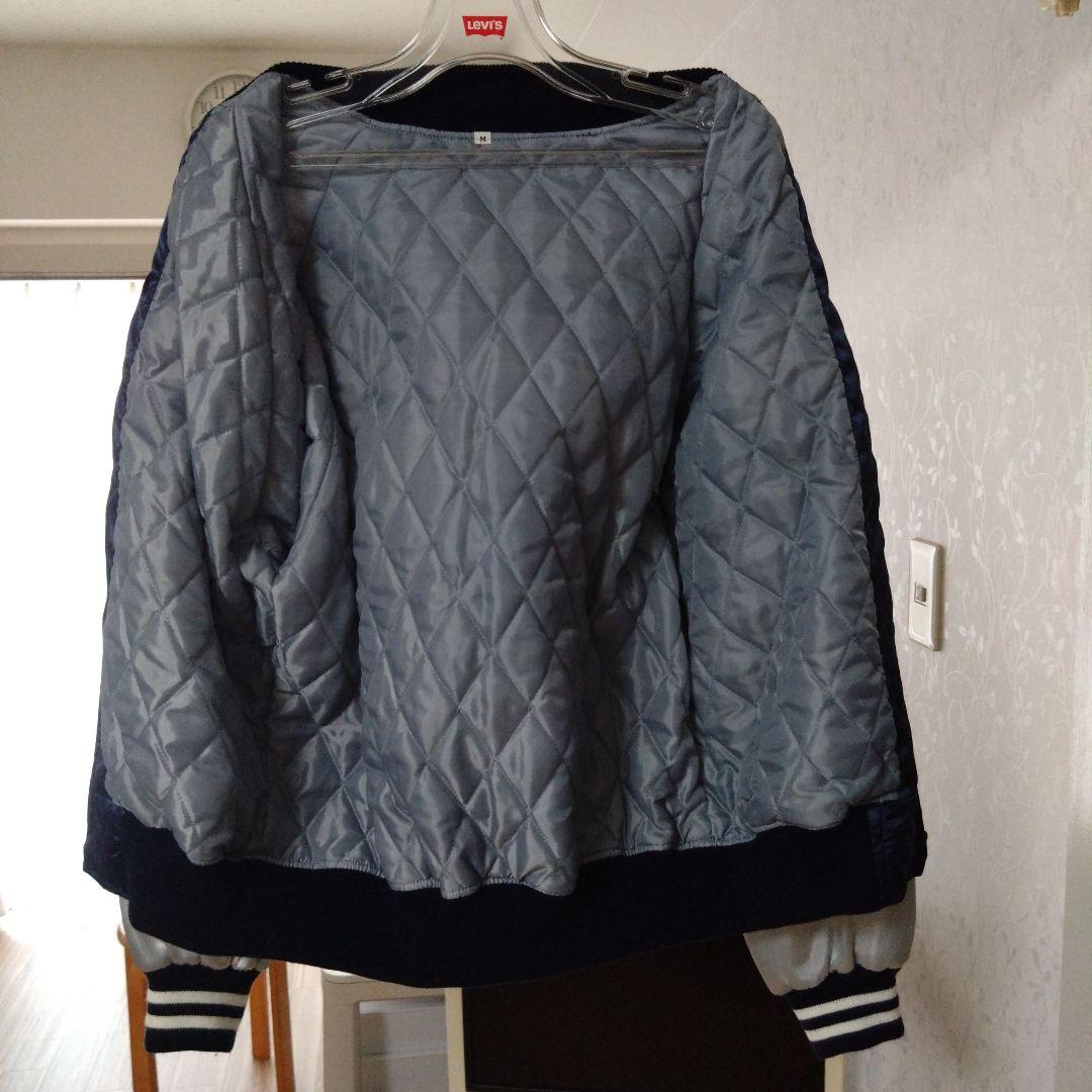 プリンス商会★スカジャン虎＆龍刺繡M★USED良品