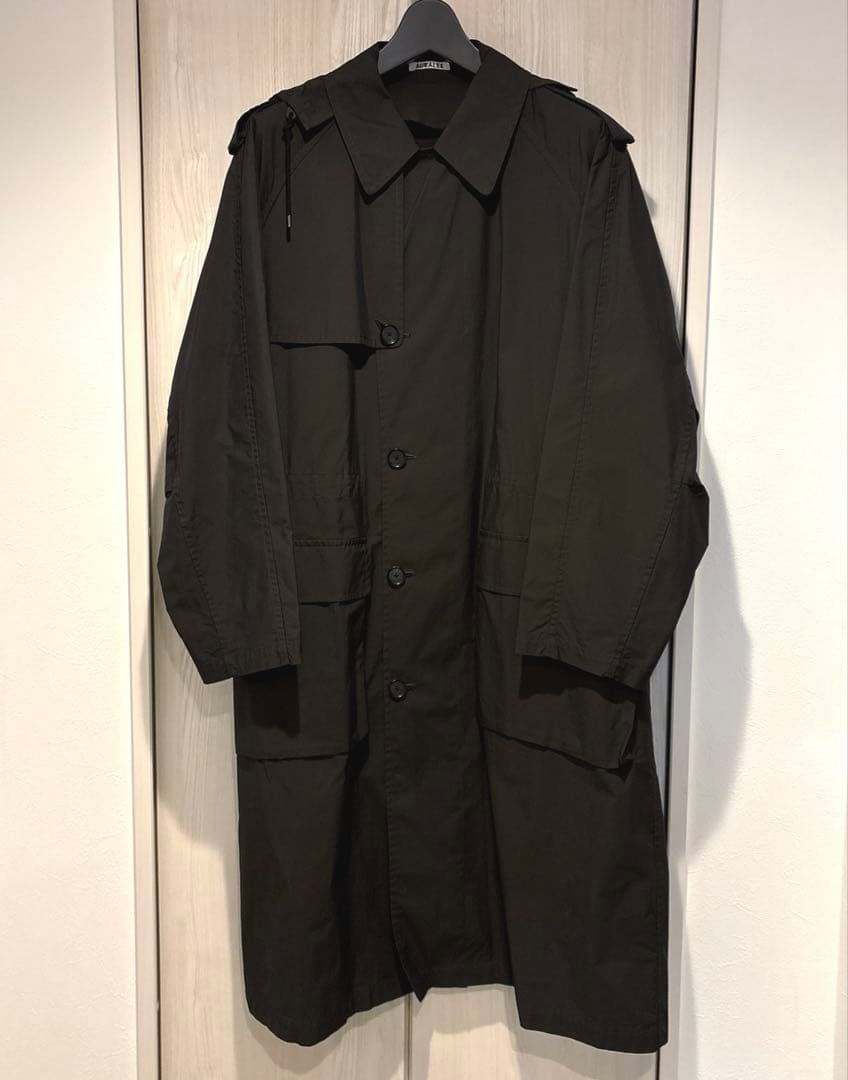 ジャケット・アウター AURALEE FINX NYLON CHAMBRAY FIELD COAT 4