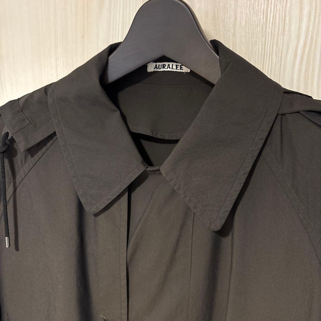 ジャケット・アウター AURALEE FINX NYLON CHAMBRAY FIELD COAT 4