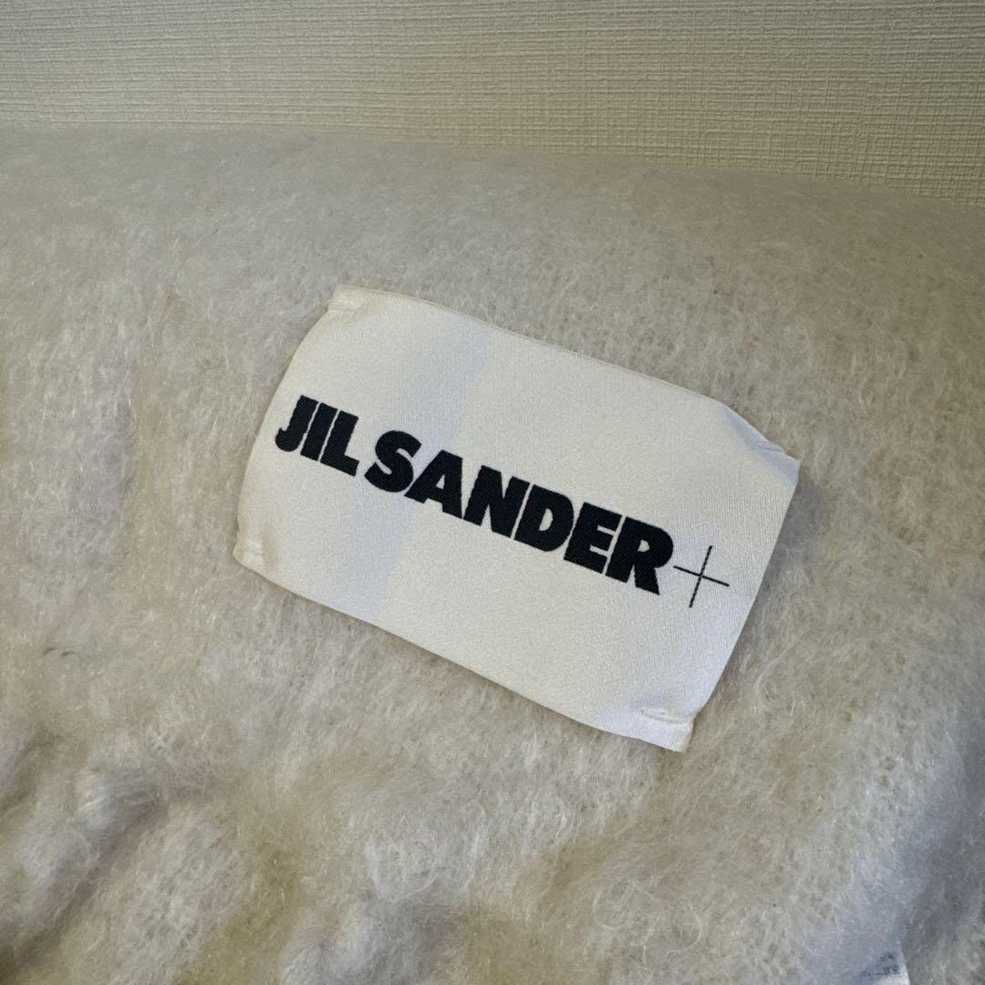 ★ジルサンダー マフラー ウールモヘア ホワイト