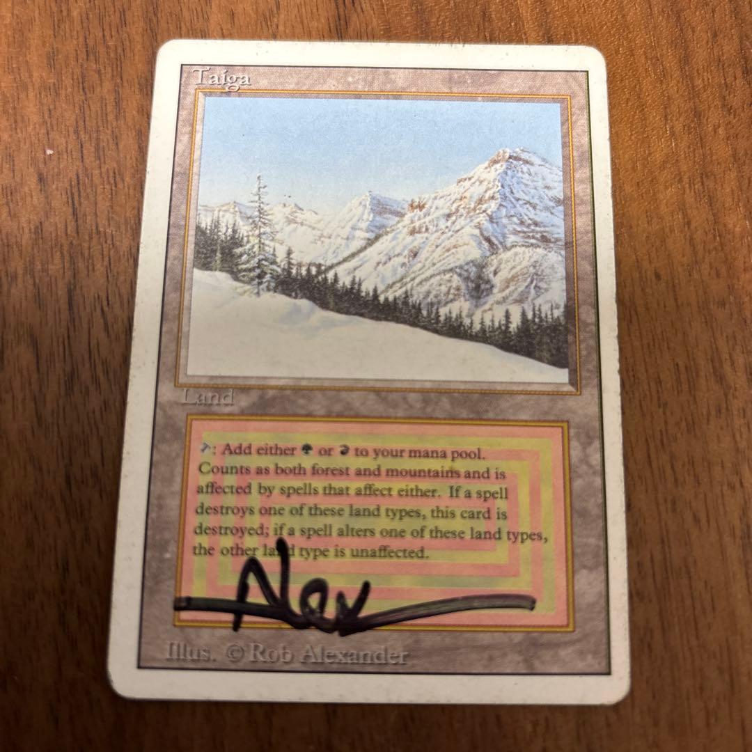 MTG Taiga 英語　デュアルランド