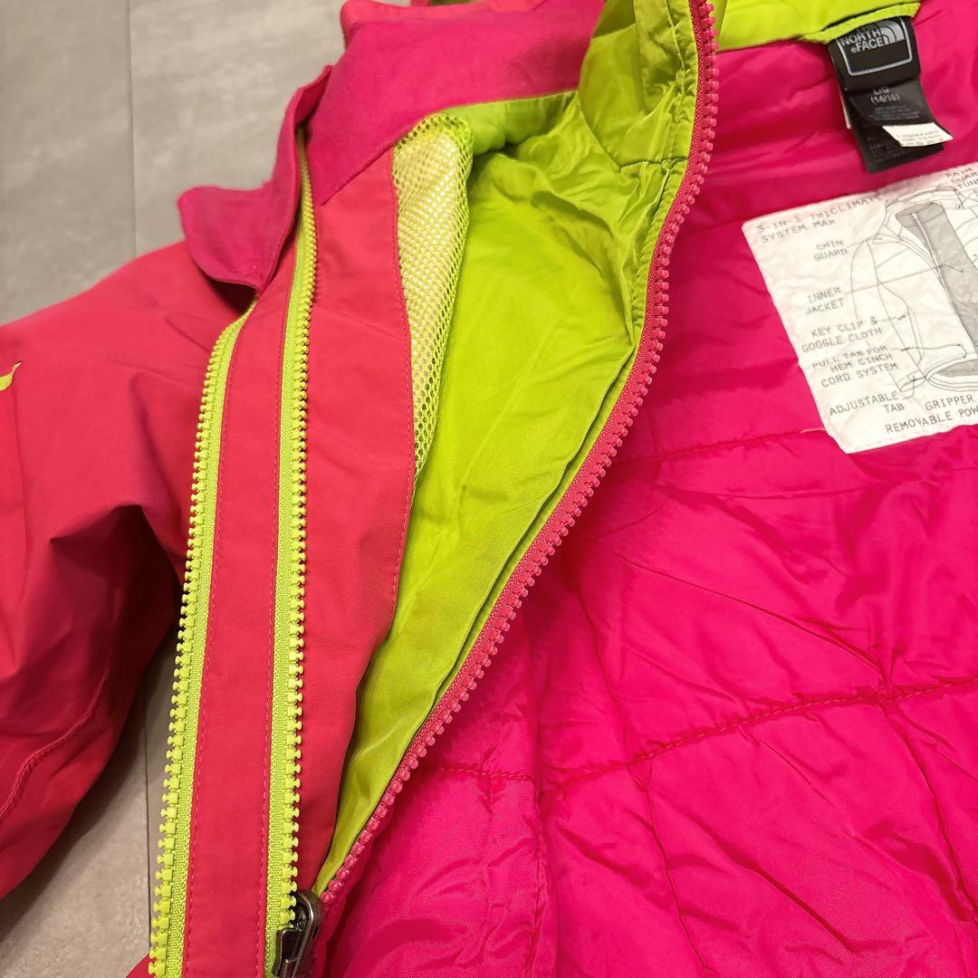 美品　ノースフェイス　スキーウェア　スノーウェア　150 スノボ　キッズ