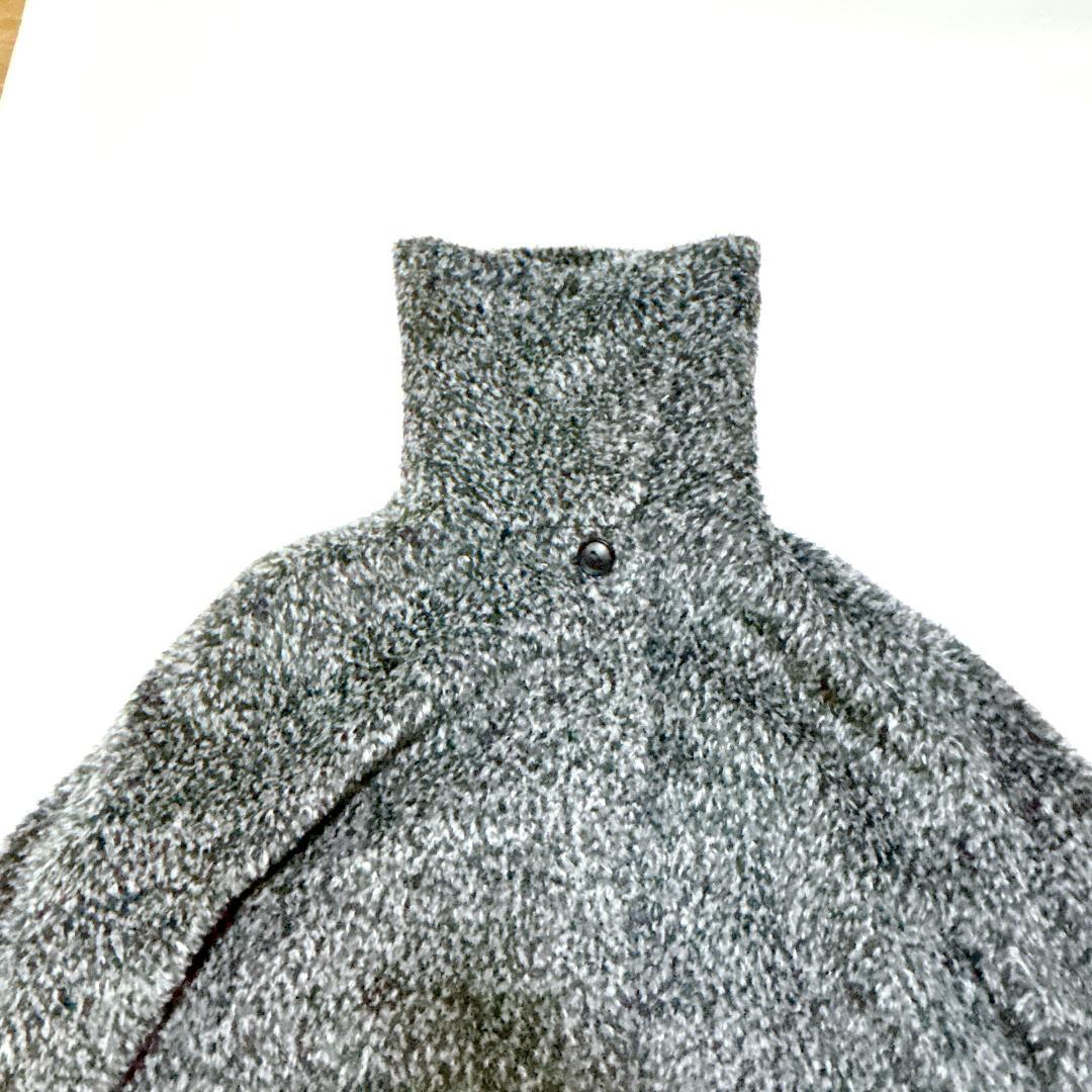 美品✨マックスマーラ アルパカ シャギー コート スタンドカラー グレー 黒