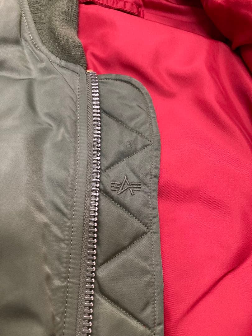 y*k様 希少 ALPHA INDUSTRIES MA-1 フライトジャケットレ