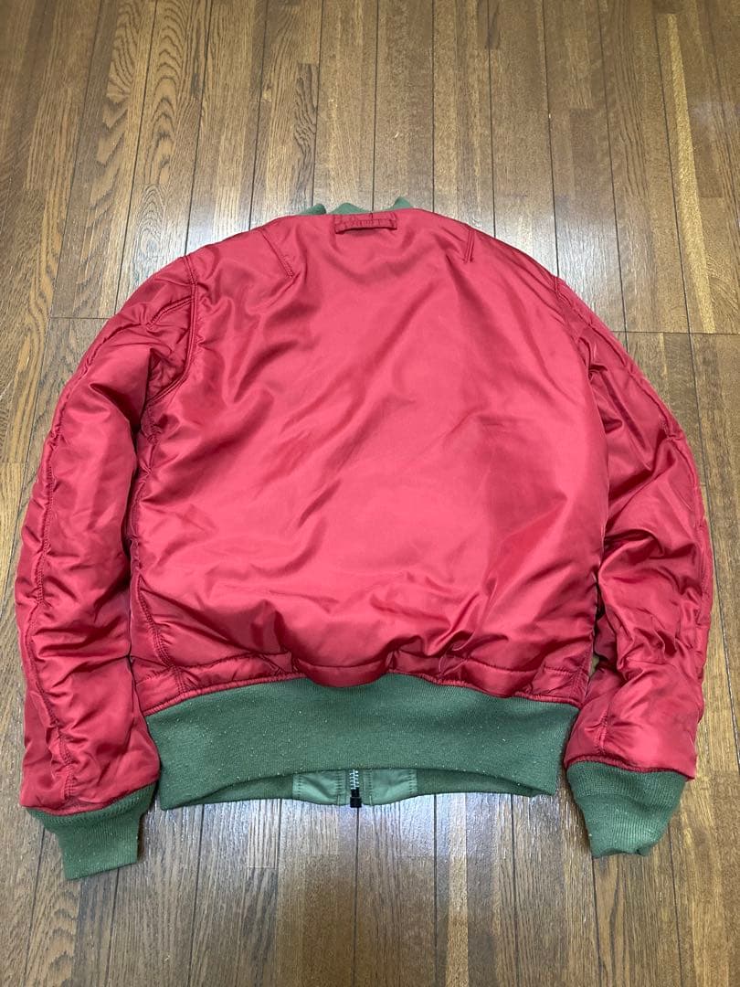 y*k様 希少 ALPHA INDUSTRIES MA-1 フライトジャケットレ