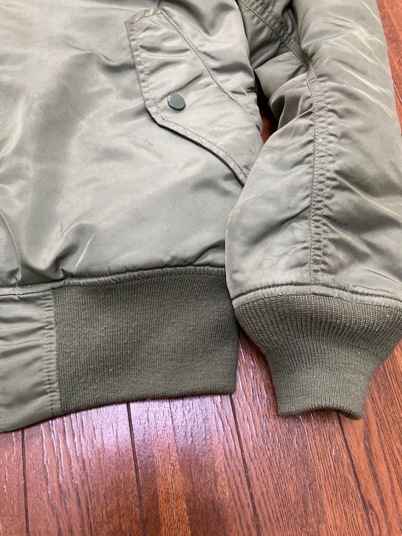 y*k様 希少 ALPHA INDUSTRIES MA-1 フライトジャケットレ