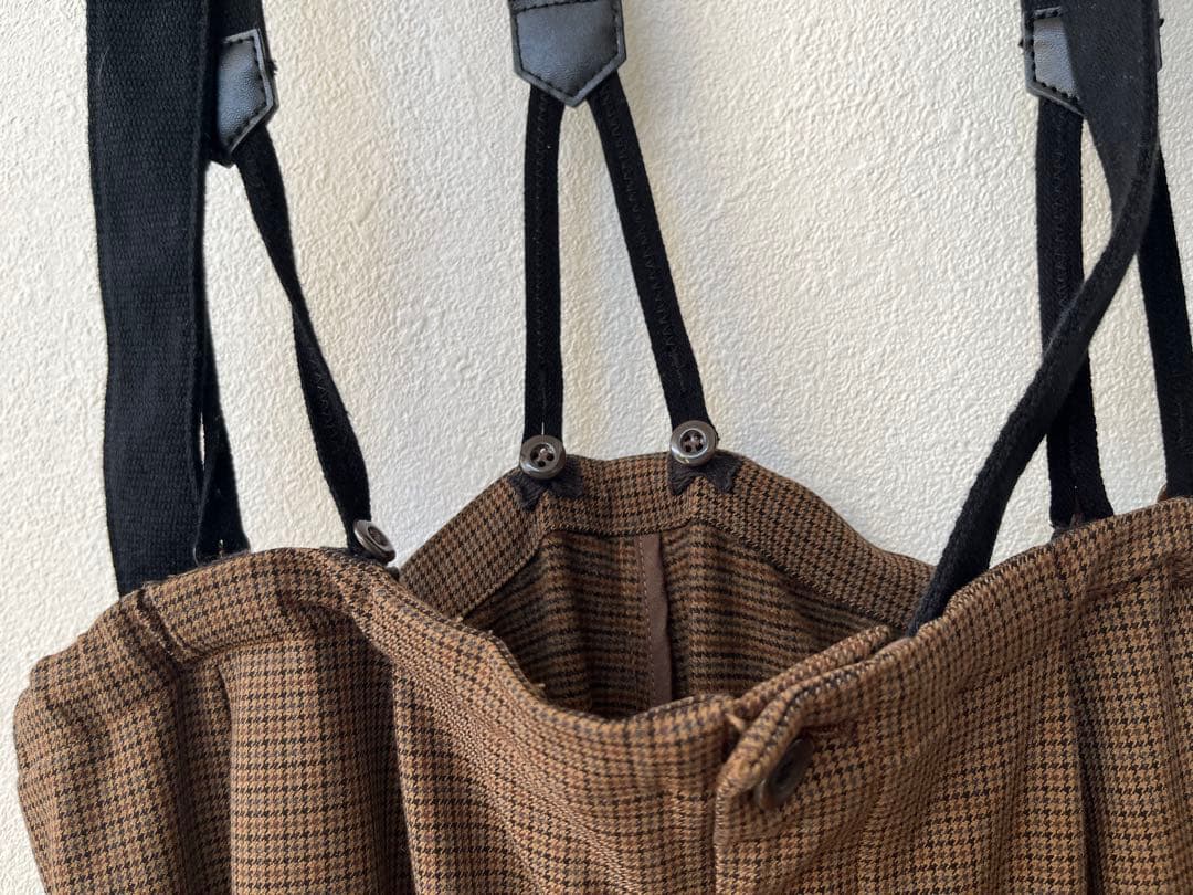 todayful サスペンダーハイウエストパンツ　36