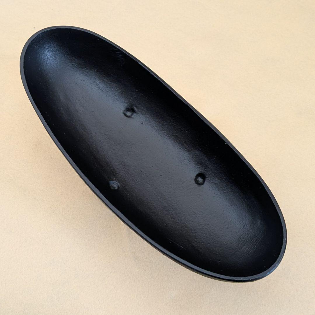 南部鉄器 水盤 三つ脚 鉄製 生け花 茶道 花器 伝統工芸 裏面刻印有り