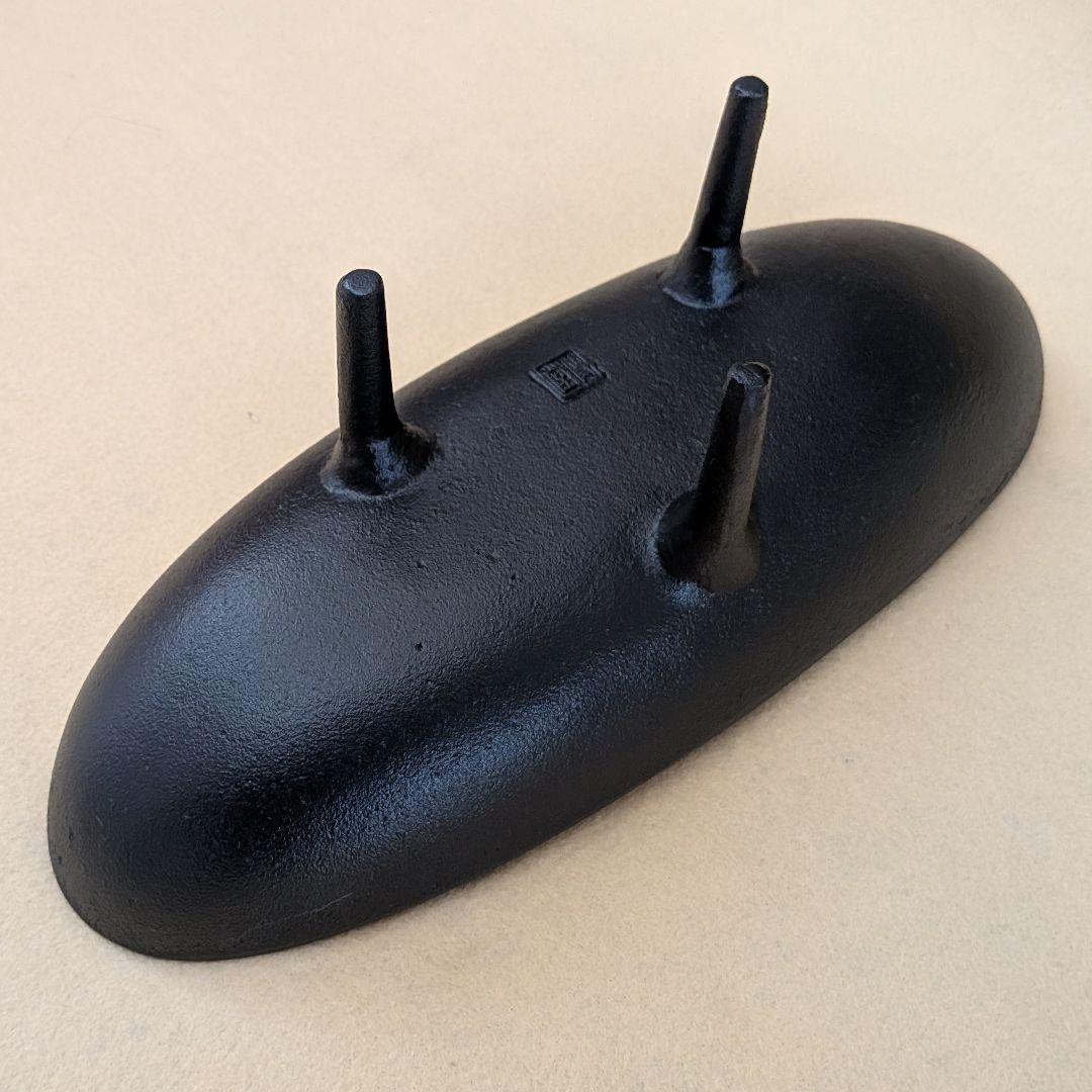 南部鉄器 水盤 三つ脚 鉄製 生け花 茶道 花器 伝統工芸 裏面刻印有り