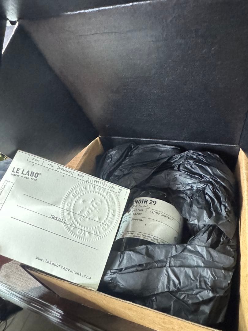 LELABO THE NOIR29 使用数回 9割近く残量あり