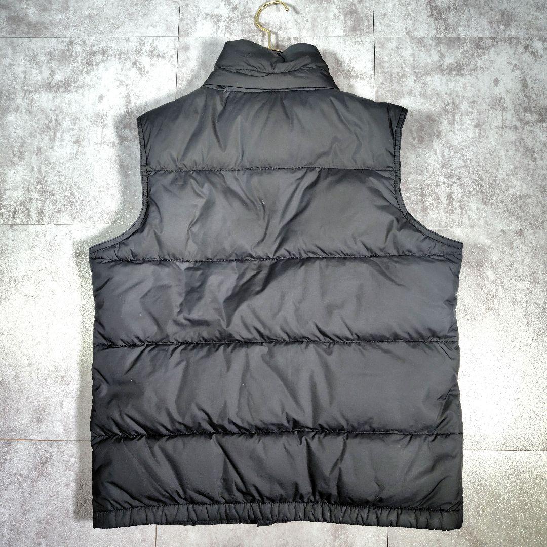 ポロ・ラルフ・ローレン レディース　ブラックダウンベスト　刺繍　12-14