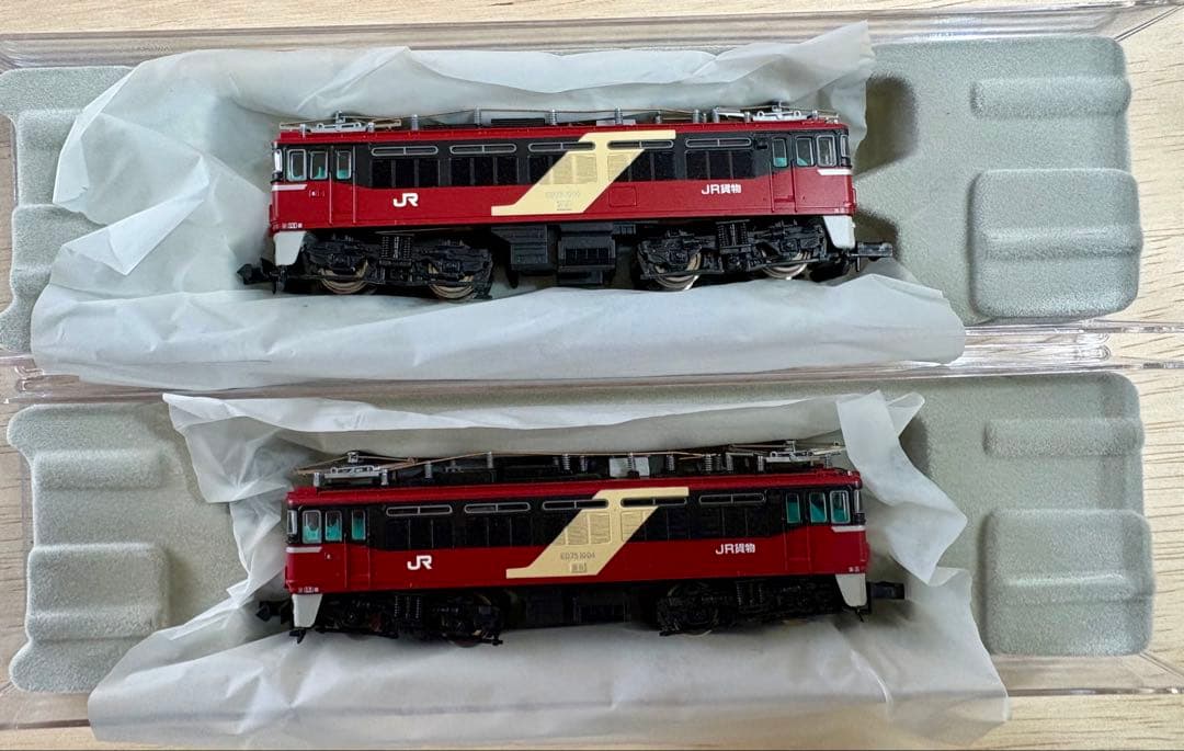 【稀少】マイクロエース8131/ED75-1004・1005貨物試験色重連セット