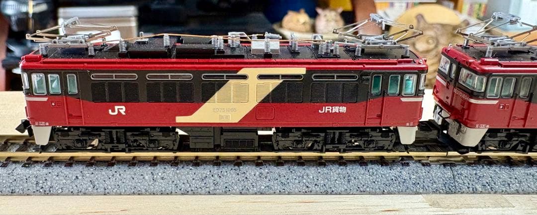 【稀少】マイクロエース8131/ED75-1004・1005貨物試験色重連セット