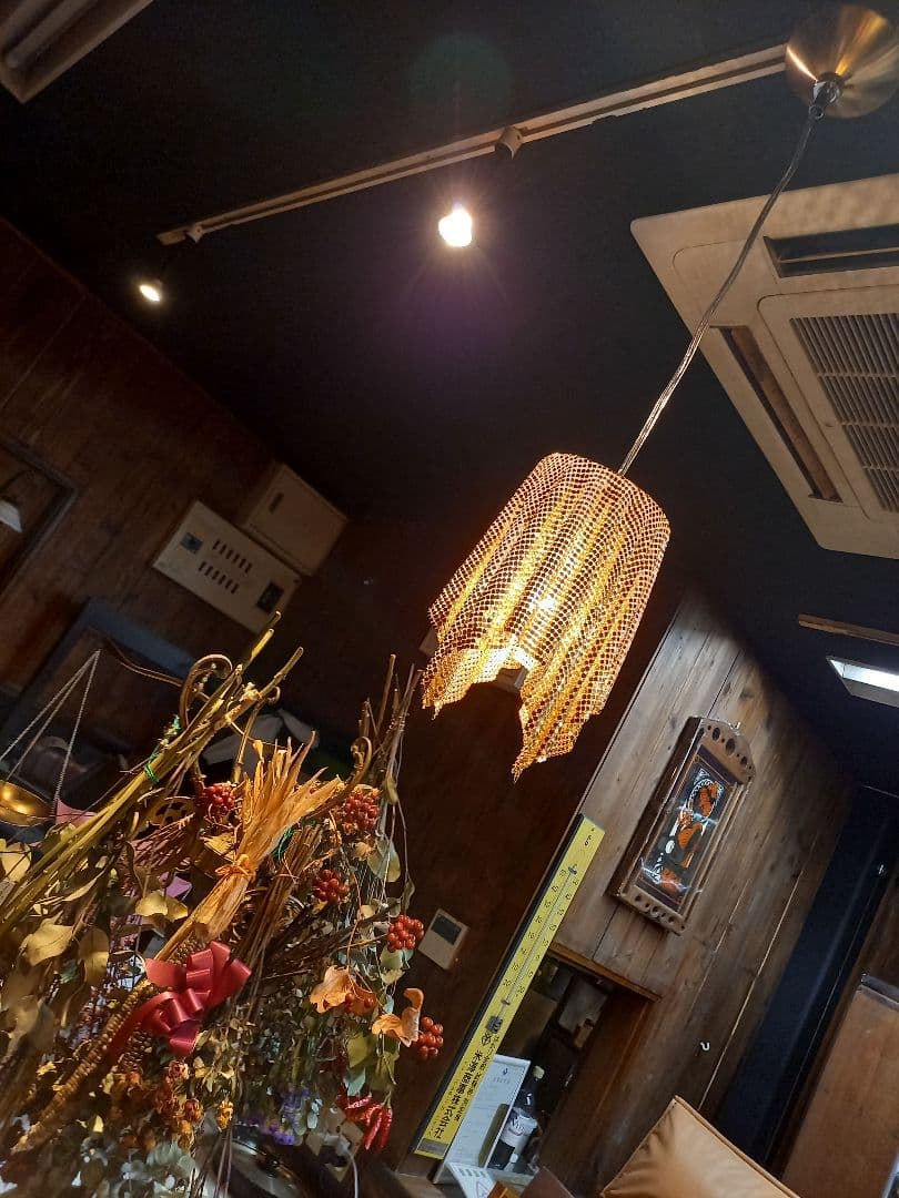 アート　ワーク　スタジオ　ゴールド　ドレープ　チェーン　シャンデリア　ランプ