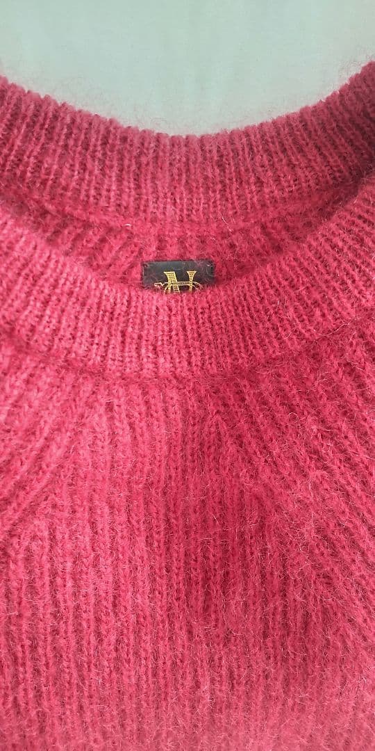 【超美品♥️BATONER♥半額以下】 モヘア ニット 1 レッド