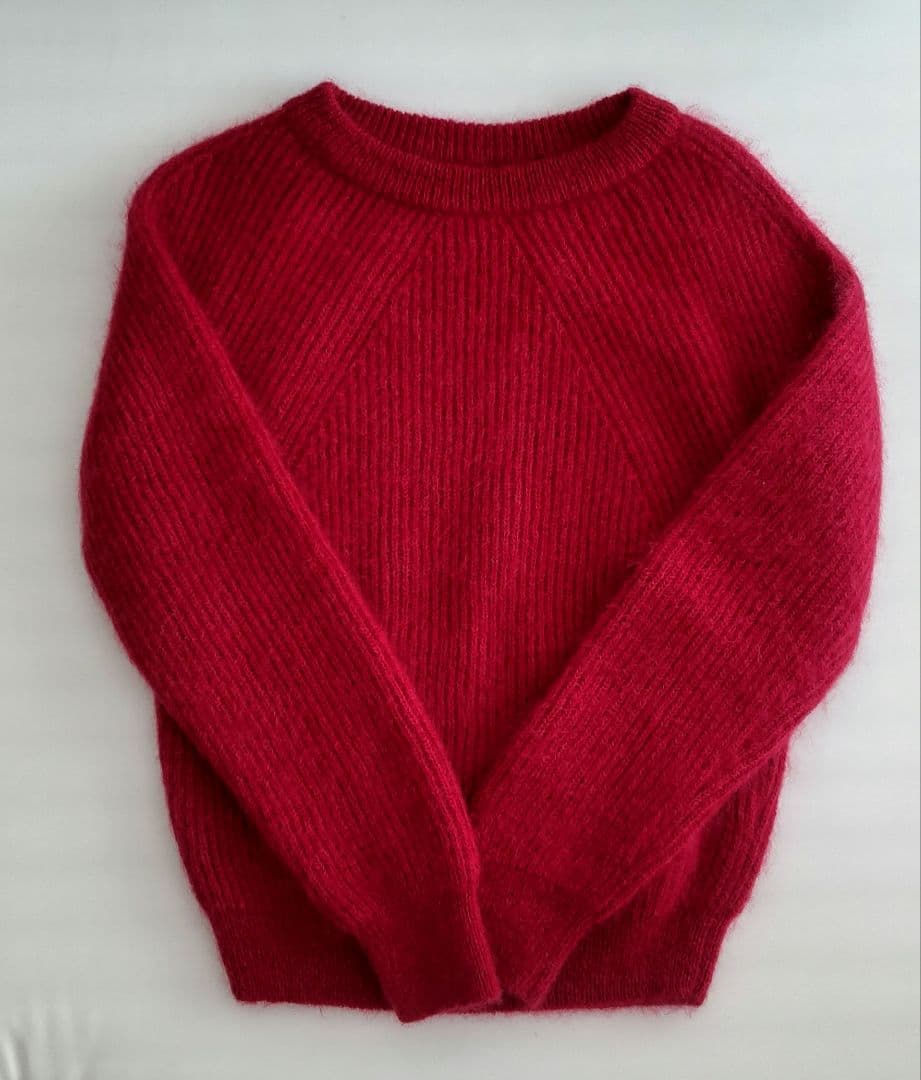 【超美品♥️BATONER♥半額以下】 モヘア ニット 1 レッド