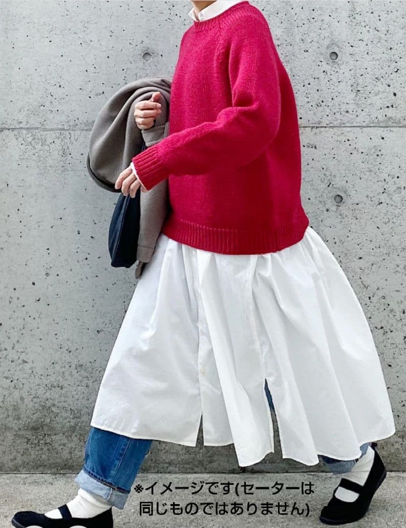 【超美品♥️BATONER♥半額以下】 モヘア ニット 1 レッド