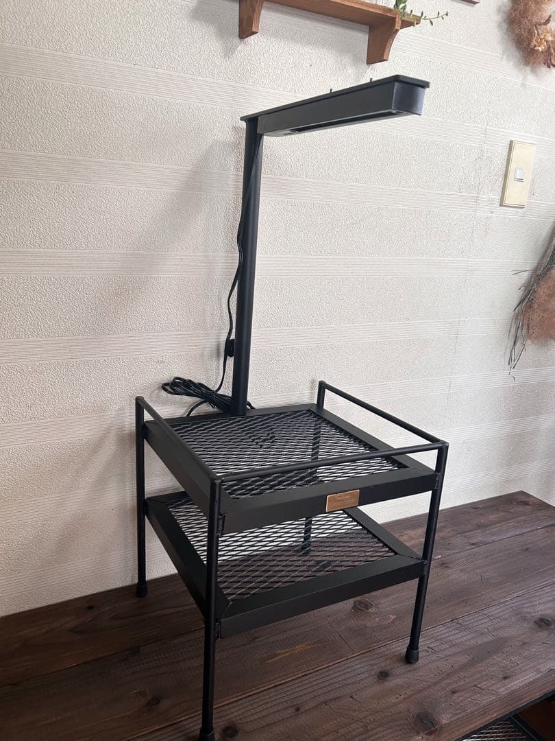 ☆送料込み☆ライトレール付植物棚　即購入OK 育成管理　アガベ　塊根　什器