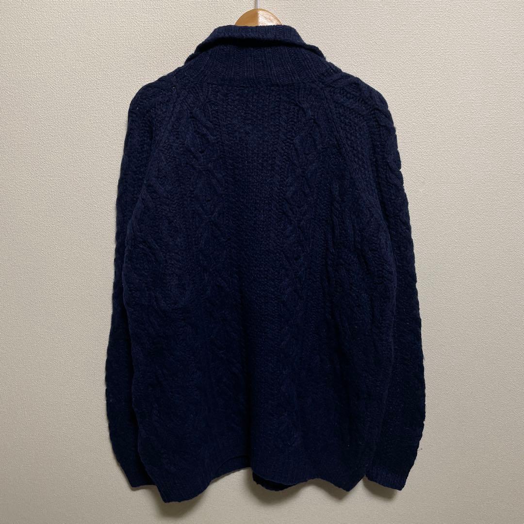 k41 WOOLRICH ウールリッチ アランニット ケーブル カーディガン
