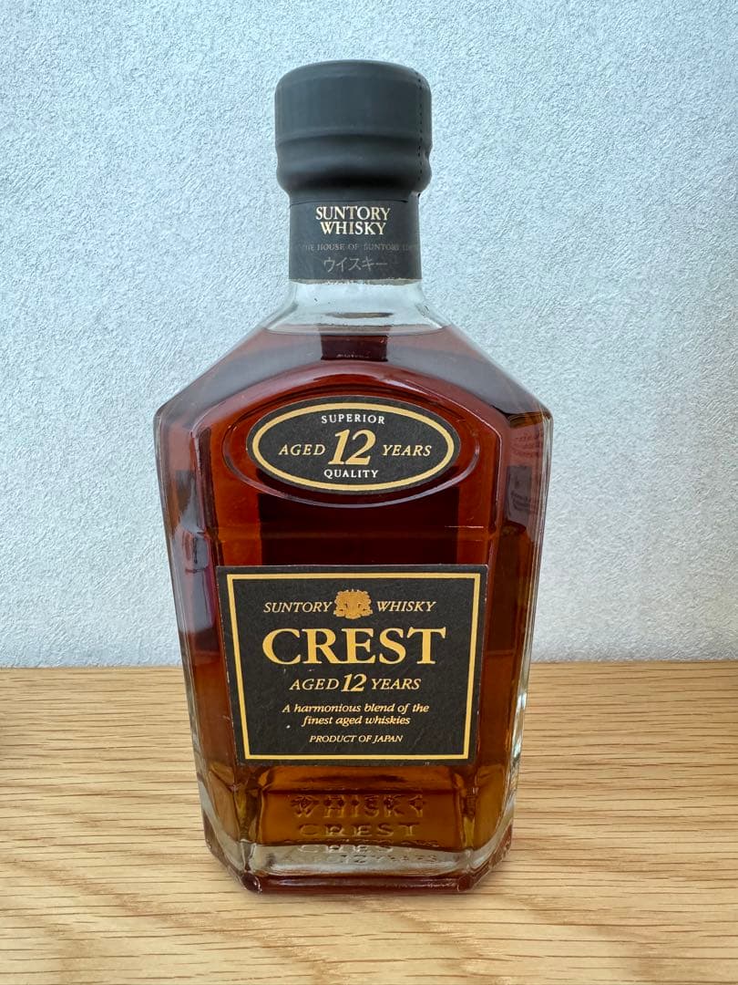 ウイスキー SUNTORY WHISKY CREST AGED 12 YEARS