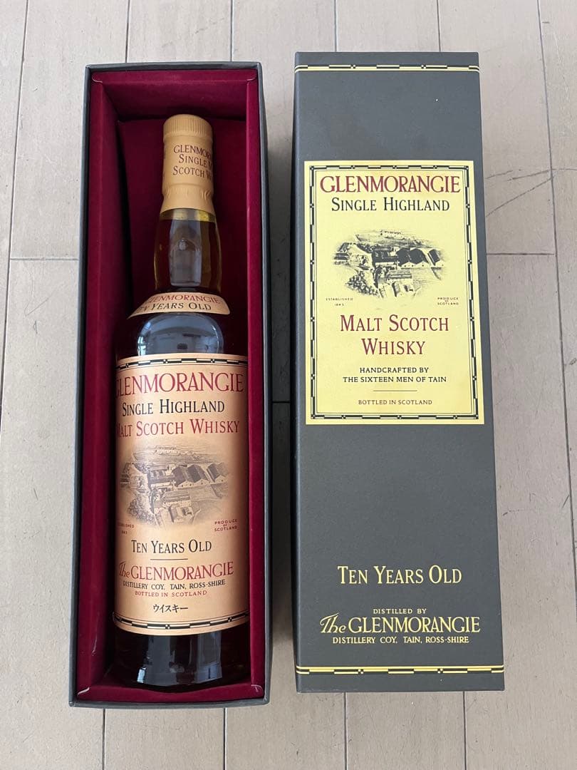 Glenmorangie Ten Years Old ウイスキー　旧箱入り