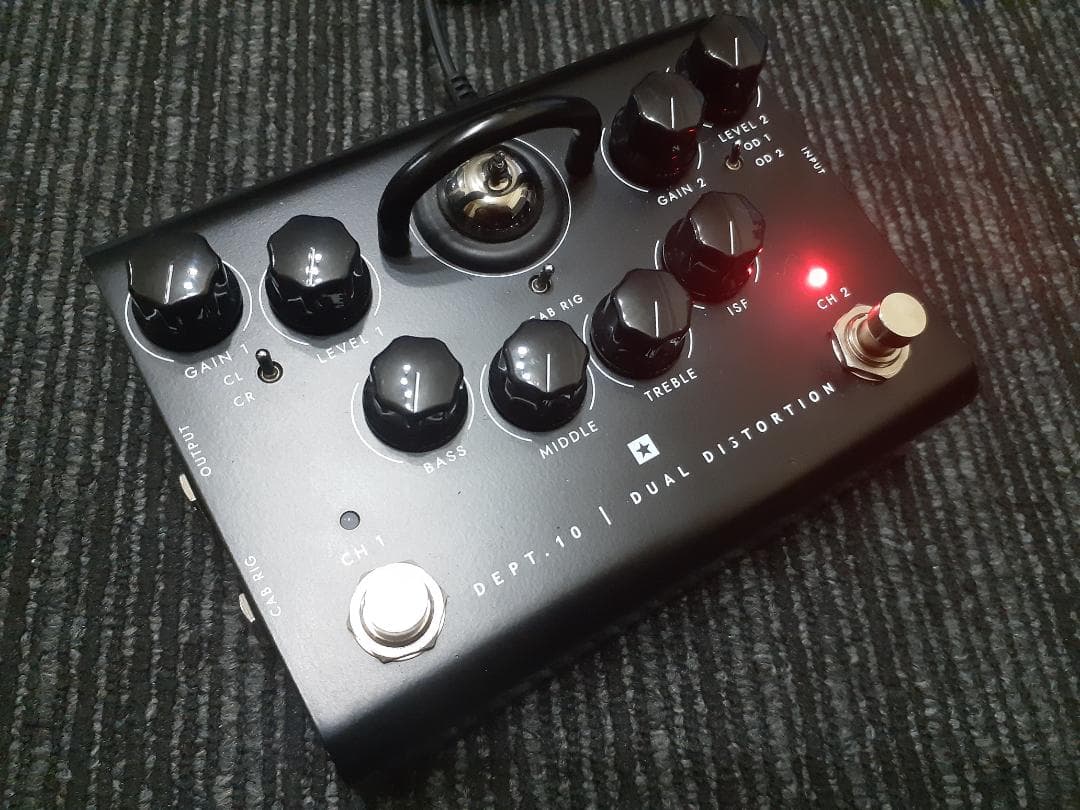 BLACKSTAR DEPT.10 Dual Distortion 真空管搭載
