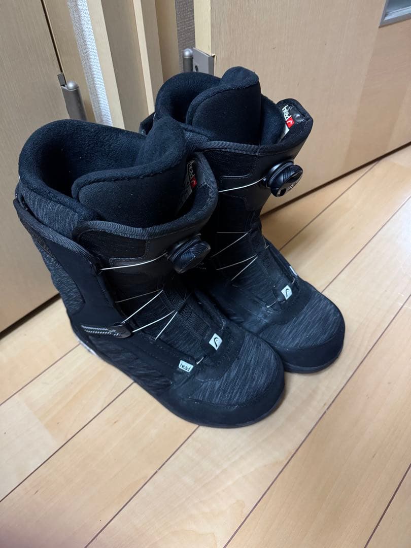 美品 HEADスノーボードブーツ ブラック 26.5cmダイヤル式