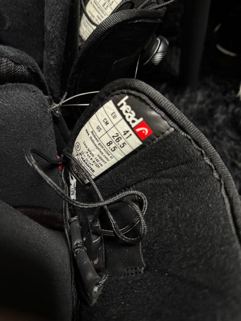 美品 HEADスノーボードブーツ ブラック 26.5cmダイヤル式