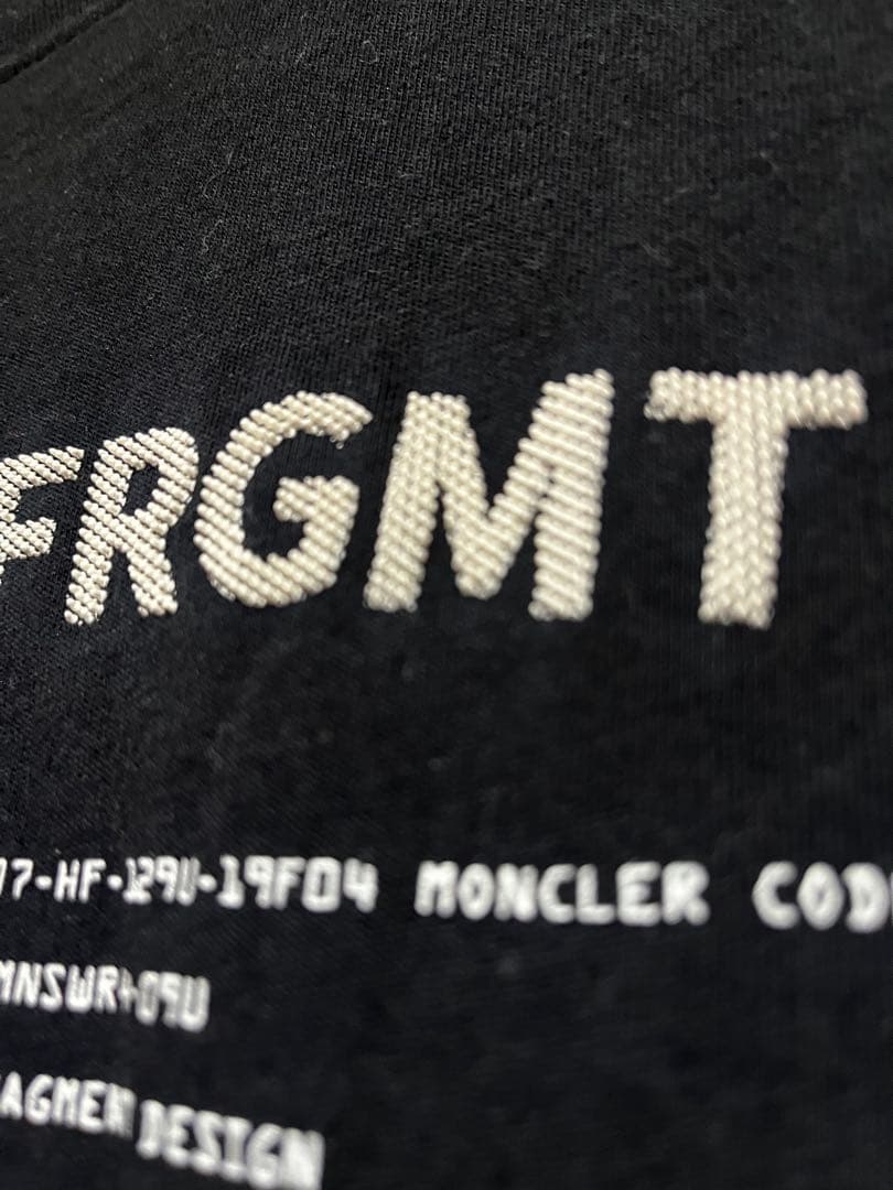MONCLER FRGMT ブラック 長袖　ロンT カットソー