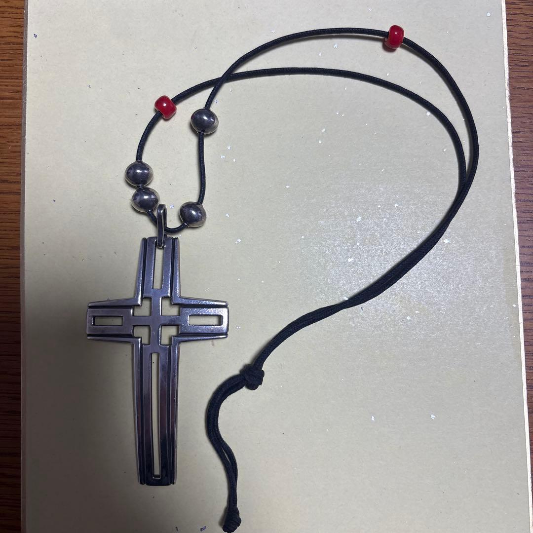 Waddie Crazy Horse シングルクロス シルバーネックレス