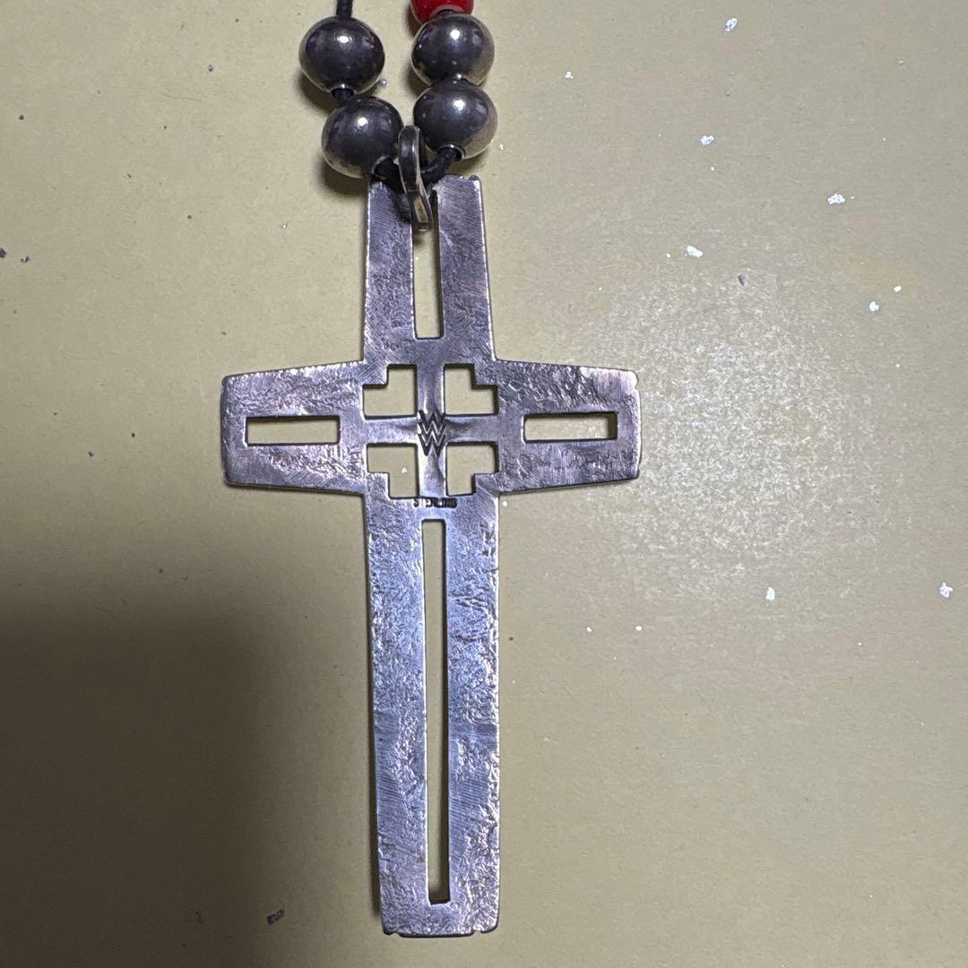 Waddie Crazy Horse シングルクロス シルバーネックレス