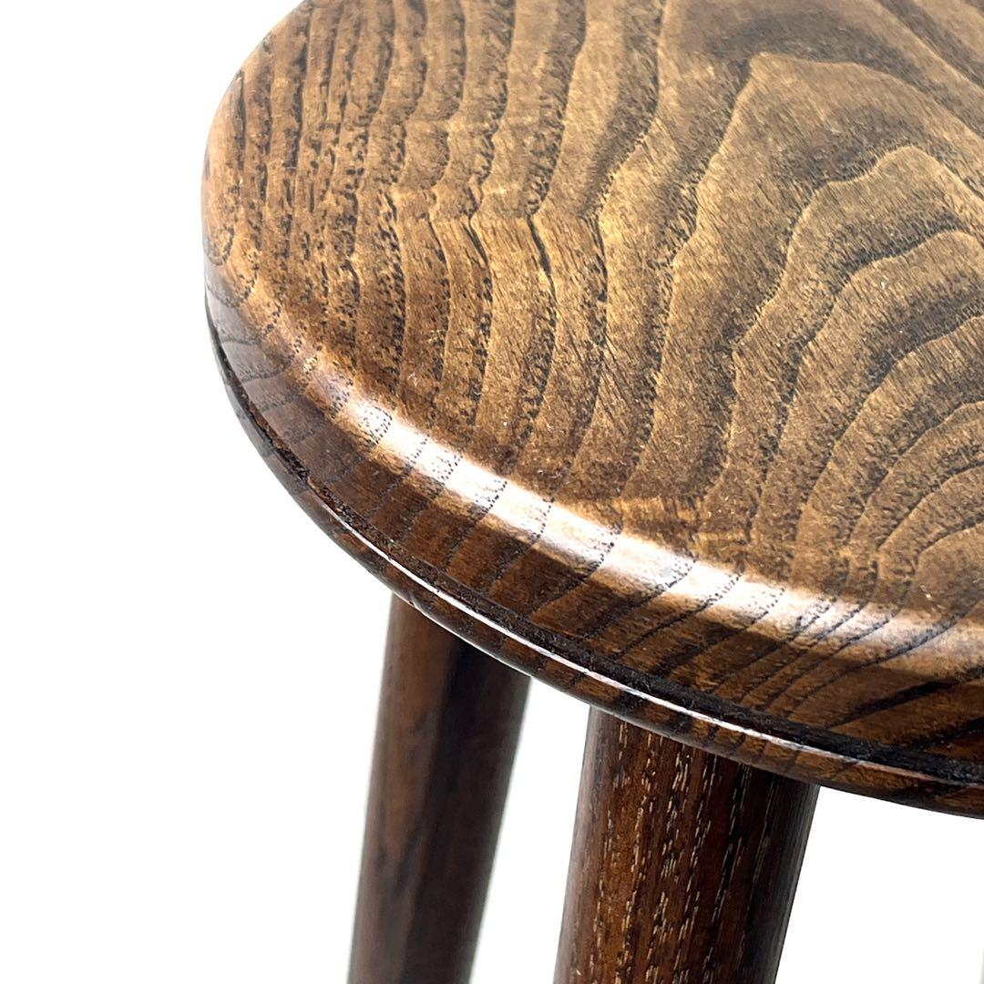 【極美品】　希少　木童工房　木製　ゴーフレットスツール 飛騨高山　アンティーク