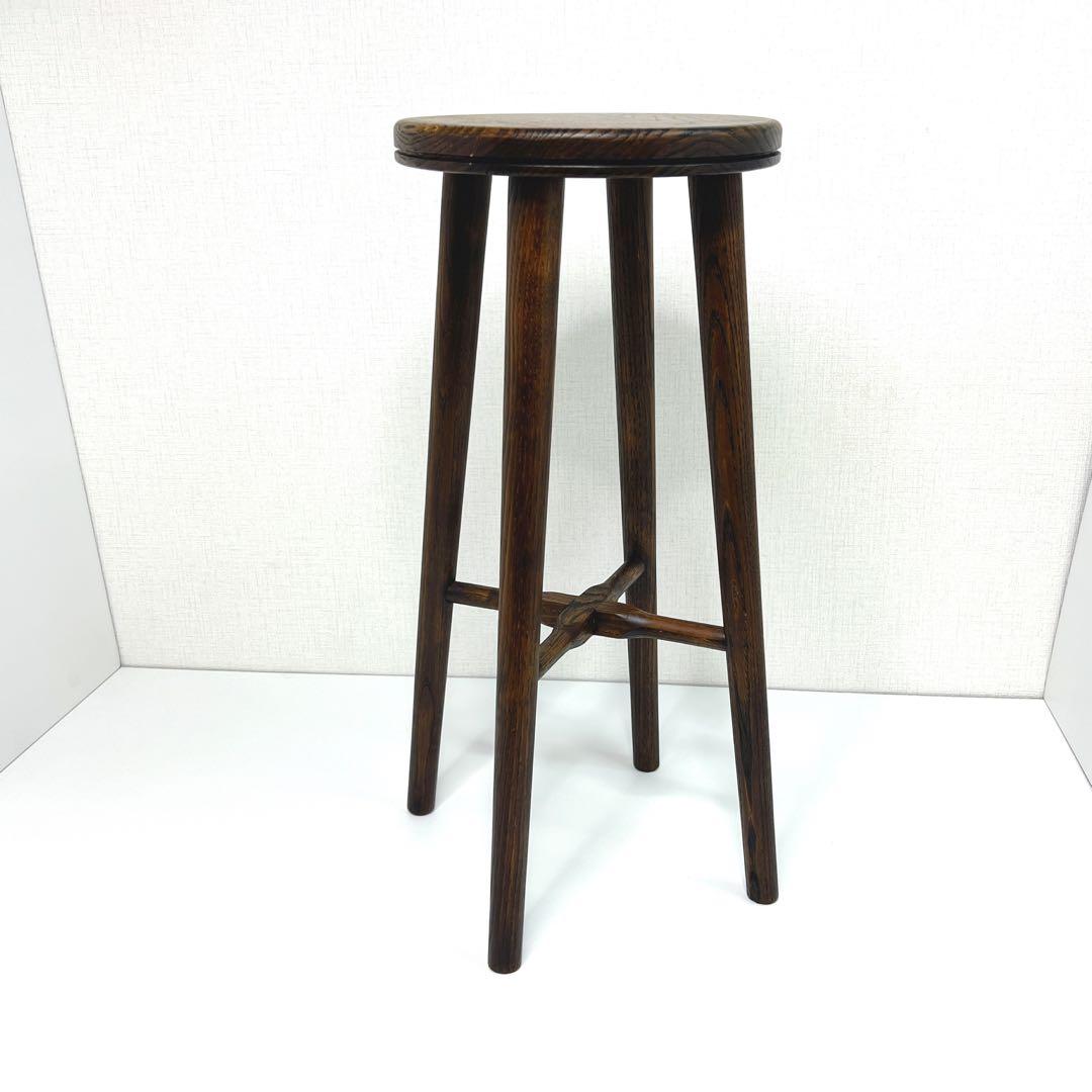 【極美品】　希少　木童工房　木製　ゴーフレットスツール 飛騨高山　アンティーク