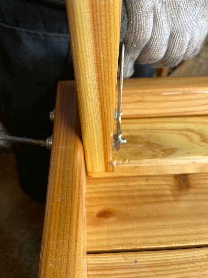 ベンチ 椅子　無垢杉材（縁台）ウレタンクリア塗装　横950mm （No.2）