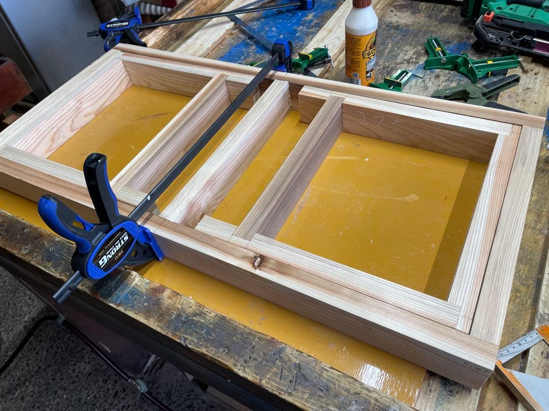 ベンチ 椅子　無垢杉材（縁台）ウレタンクリア塗装　横950mm （No.2）