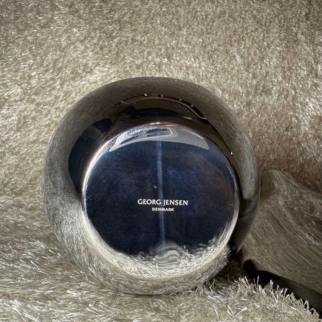 ジョージ・ジェンセン　フラワーベース　コブラトレイステンレス　デンマーク