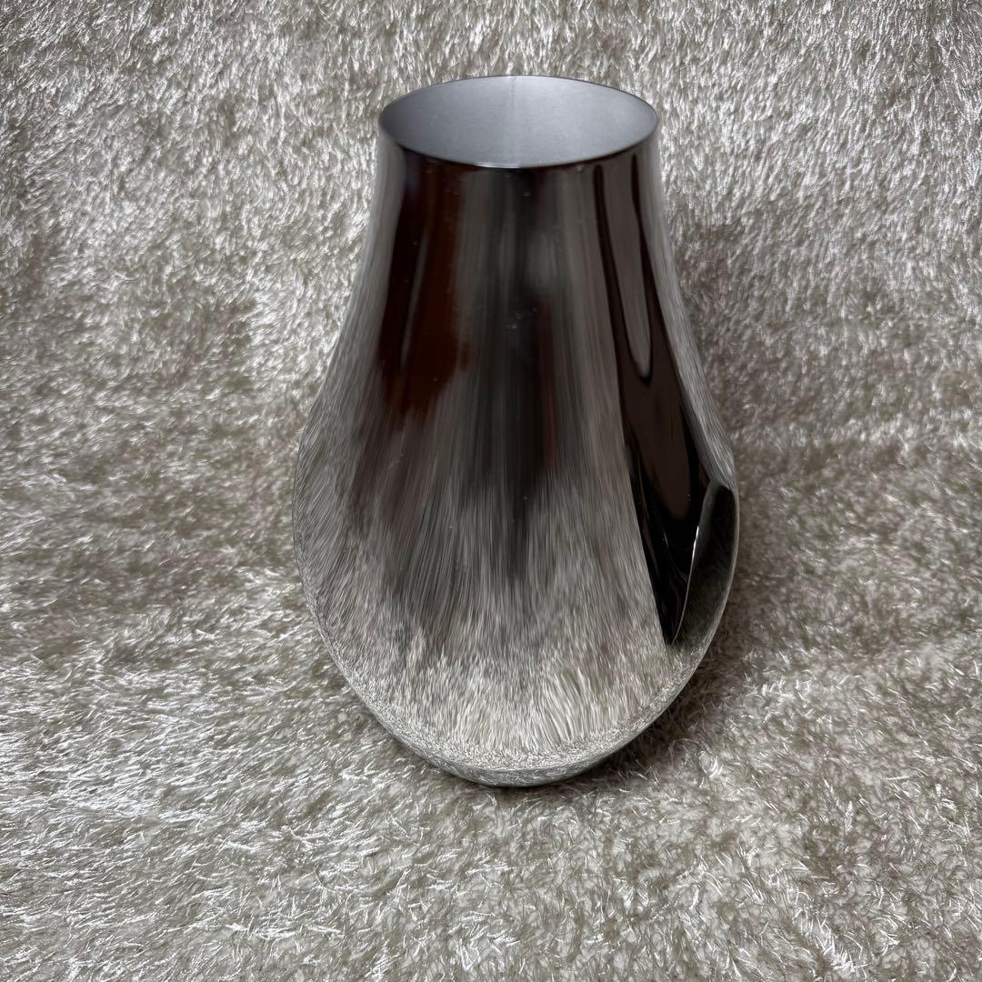 ジョージ・ジェンセン　フラワーベース　コブラトレイステンレス　デンマーク