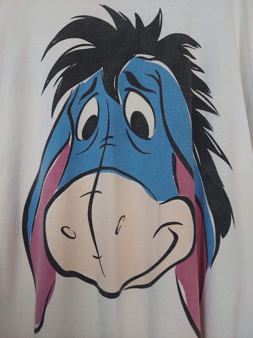 DISNEY イーヨー ビッグプリント tシャツ ヴィンテージ くまのプーさん