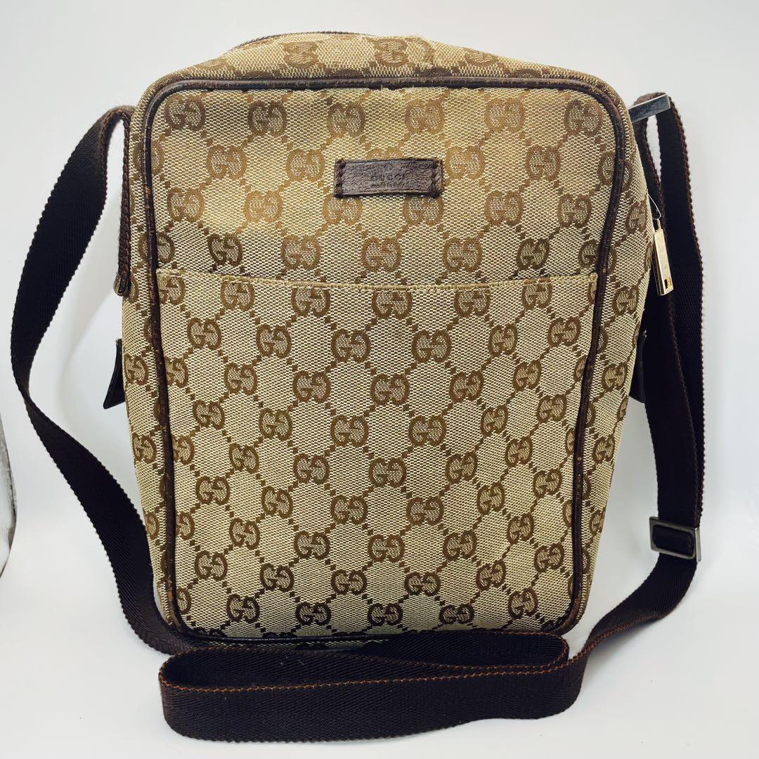 専用❗️メンズ♡GUCCI✨ グッチ GGキャンバス　クロスボディ　ショルダー